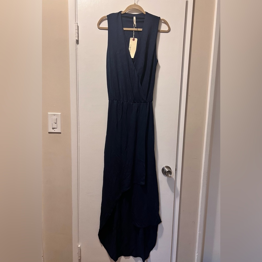 NWT REVOLVE Lanston Morley Delray High Low Surplice Maxi Dress, Size XS